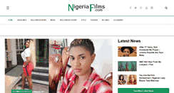 Desktop Screenshot of nigeriafilms.com